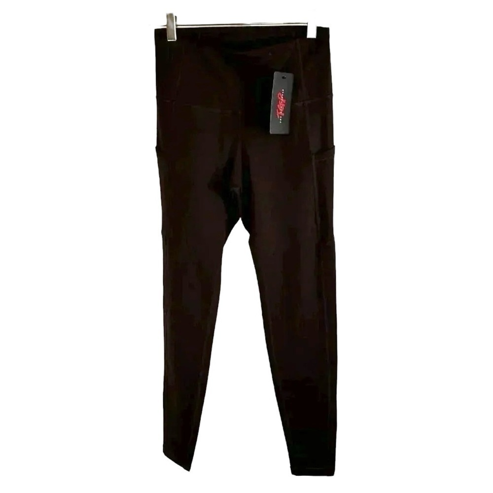 Leggings Soft Running Size Medium Compression Athletics Athleisure Brown Hiking